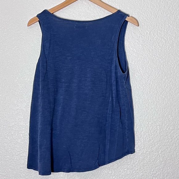 Cotton On | Blue scoop neck knot hem relaxed fit tank size medium - Picture 6 of 10